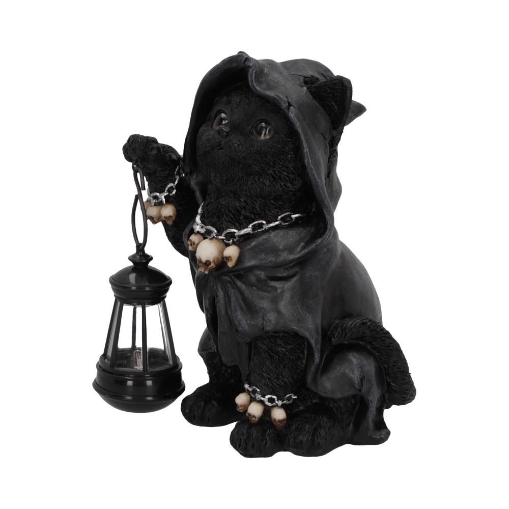 Reapers Feline Lantern Grim Reaper Cat Figurine 18.5cm 2
