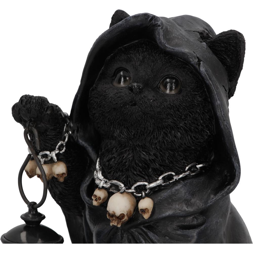 Reapers Feline Lantern Grim Reaper Cat Figurine 18.5cm 6