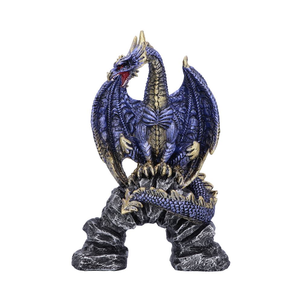 Acko Metallic Blue Dragon Figurine 15.5cm 1