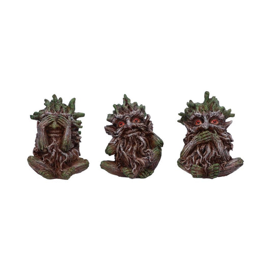 Three Wise Ents Tree Spirit Figurines 10cm 1