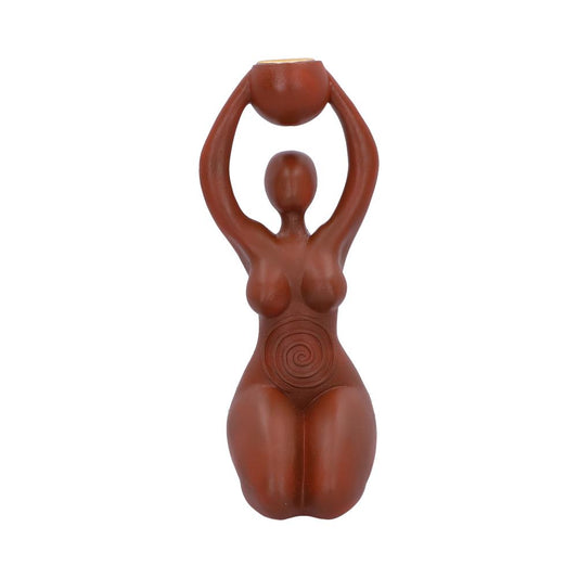 Spiral Goddess Tribute Backflow Incense Burner 18cm 1