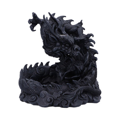 Heilong Asian Inspired Dragon Backflow Incense Burner 17.5cm 1