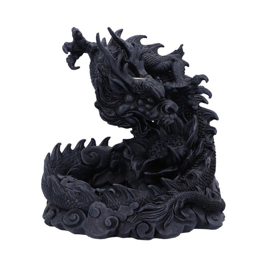 Heilong Asian Inspired Dragon Backflow Incense Burner 17.5cm 1