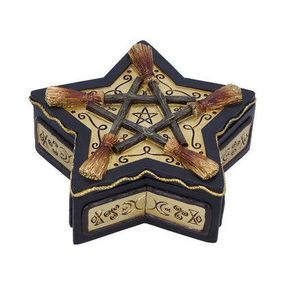 Magick Protector Wiccan Broomstick Box 16cm 1