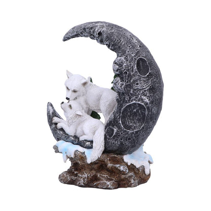 Lunar Companions Wolves Moon Figurine 19.3cm 2