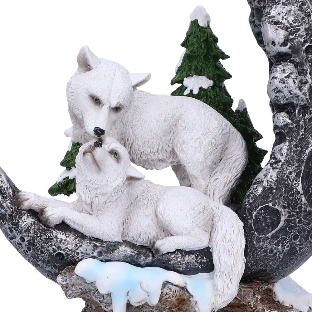 Lunar Companions Wolves Moon Figurine 19.3cm 5