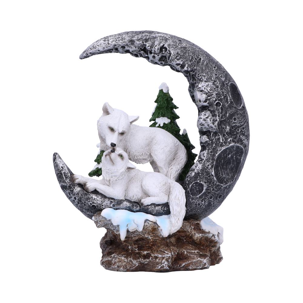 Lunar Companions Wolves Moon Figurine 19.3cm 1