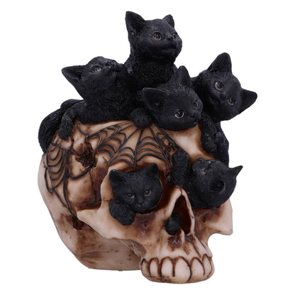 Cranial Litter Skull 14cm Resin Statue 1