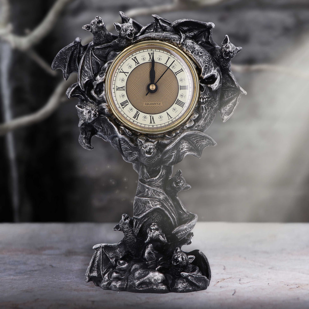 Chiroptera Time Bat Clock 24cm 6