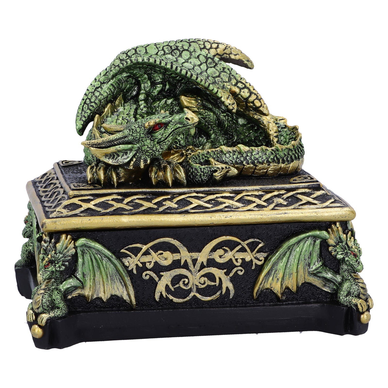 Emerald Hoard Dragon Box 13.5cm 1