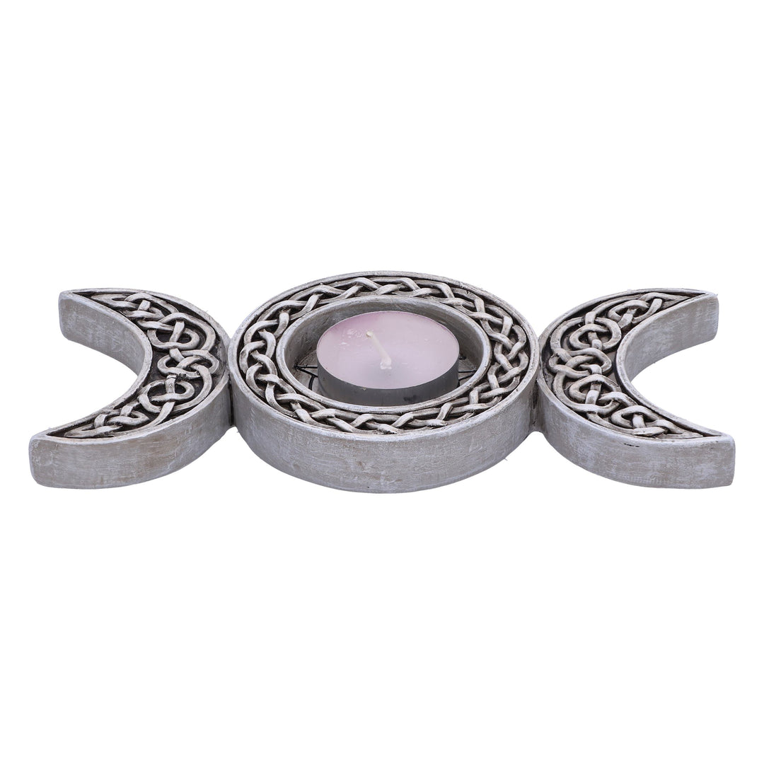 Triple Moon Spiritual Tea Light Holder