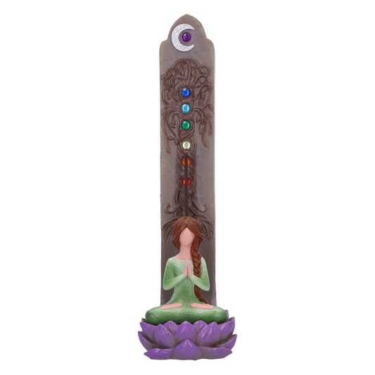 Lotus Meditation Spiritual Incense Burner 28.5cm 1