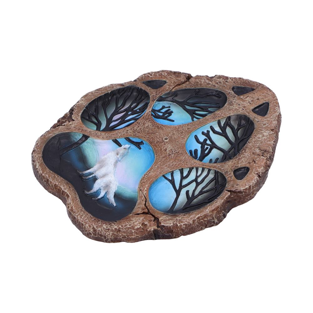 Tracks of the Wild Paw Print Incense Burner 15.5cm 2