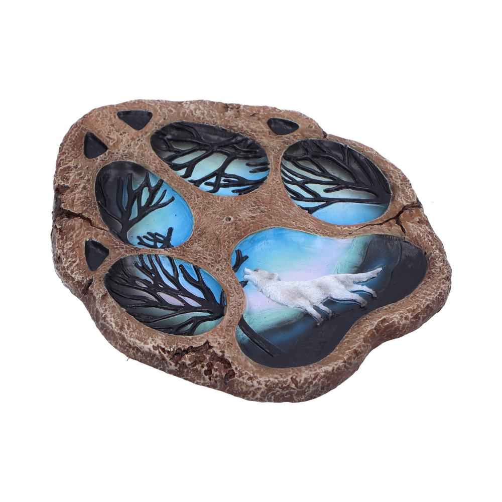 Tracks of the Wild Paw Print Incense Burner 15.5cm 4