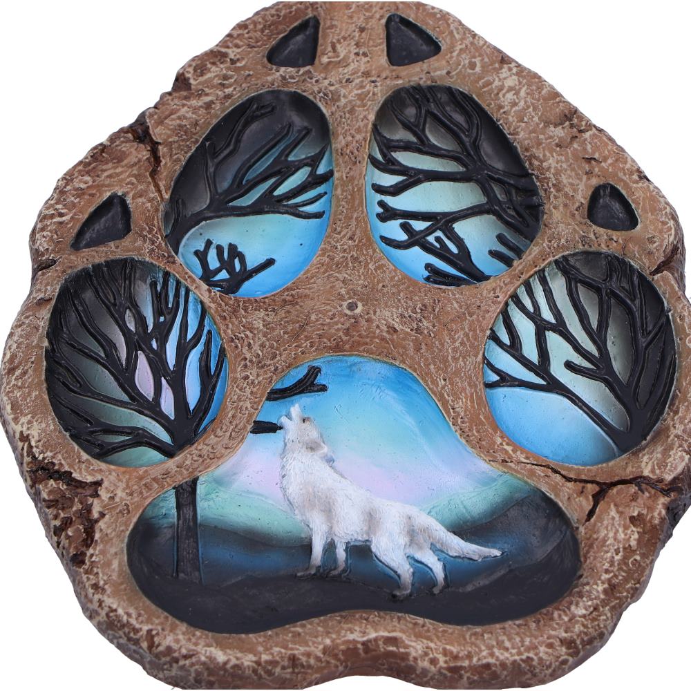 Tracks of the Wild Paw Print Incense Burner 15.5cm 6