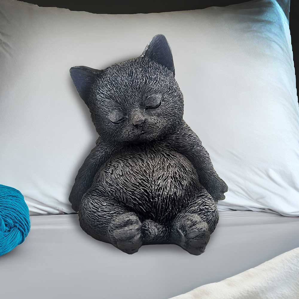 Daydream Sleeping Black Cat Figurine 13cm 7