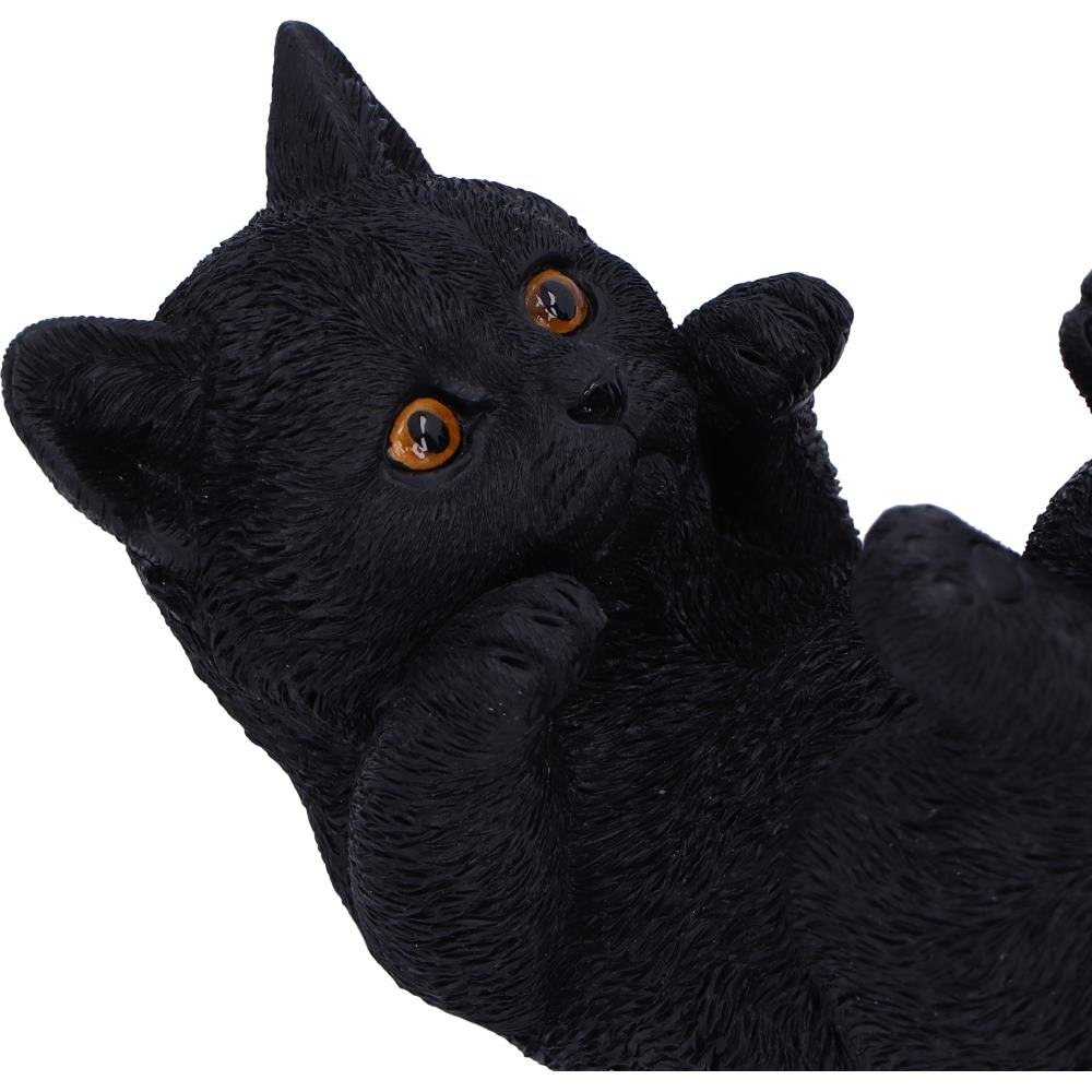 Familiar Helper Black Cat Mobile Phone Holder 12.5cm 5