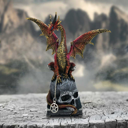 Fate of the World Dragon on Skull Figurine 23cm 7