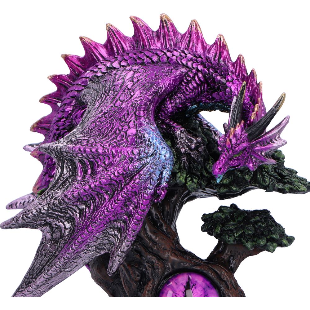 Draconic Seer Purple Dragon Eye Figurine 17cm 5