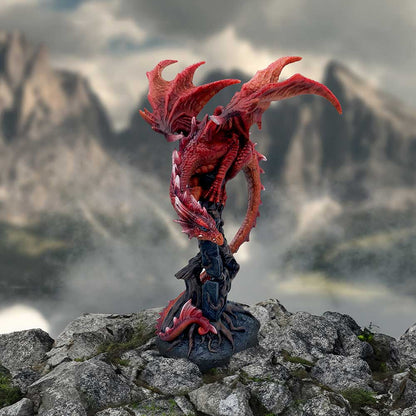 Draconic Roots Red Dragon Figurine 28.5cm 7