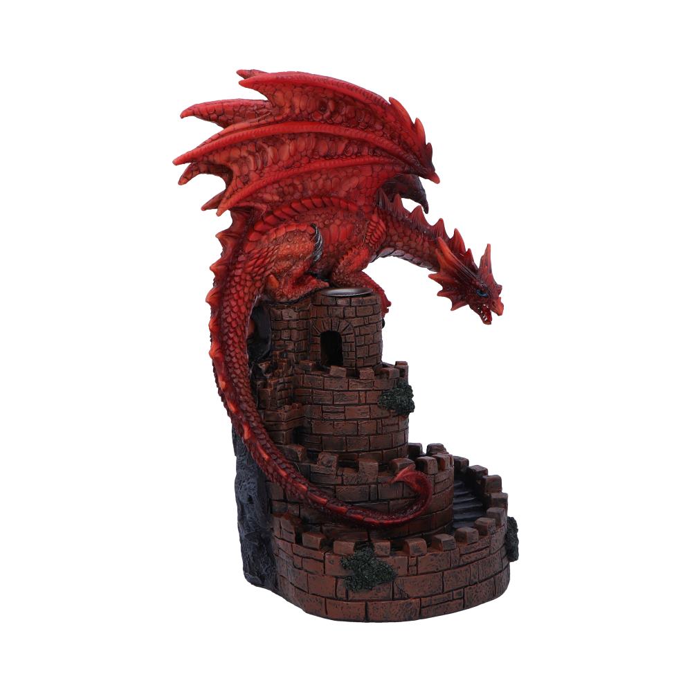 Crimson Keep Red Dragon Backflow Incense Burner 22cm 4