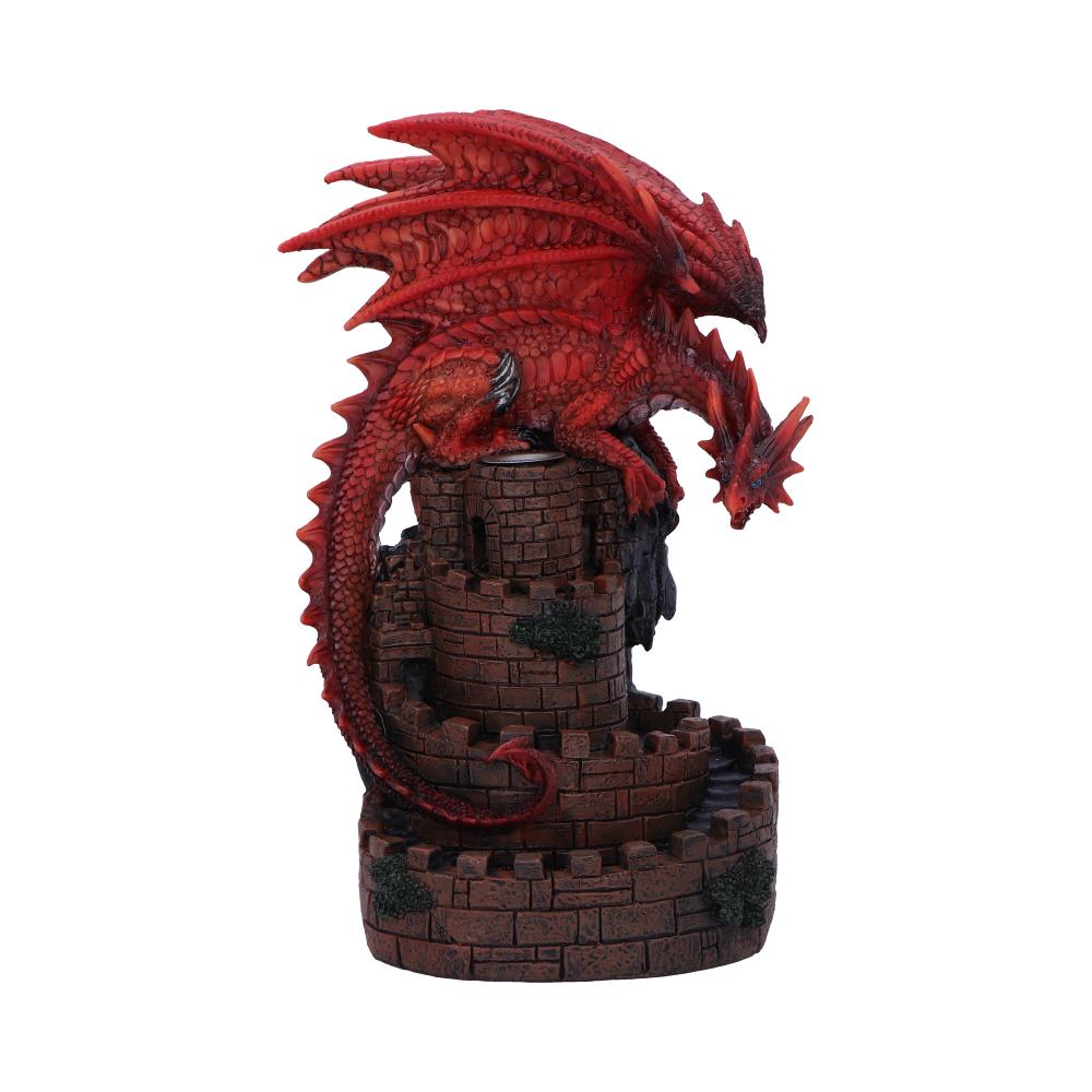 Crimson Keep Red Dragon Backflow Incense Burner 22cm 1