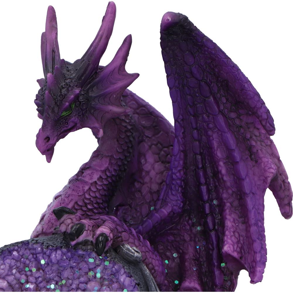 Guardian of the Geode Purple Dragon Figurine 11.5cm 5