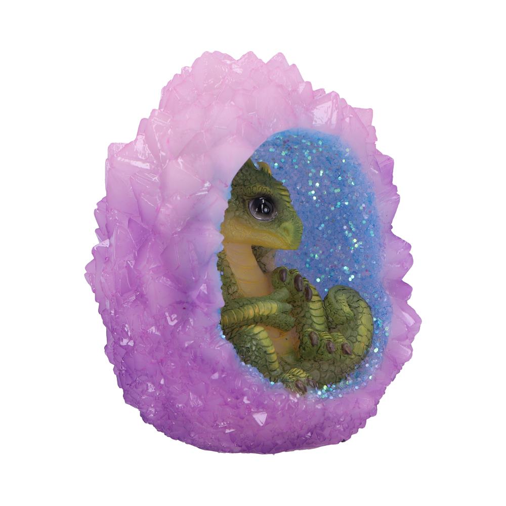 Geode Nest Green Illuminating Figurine 12.5cm 4