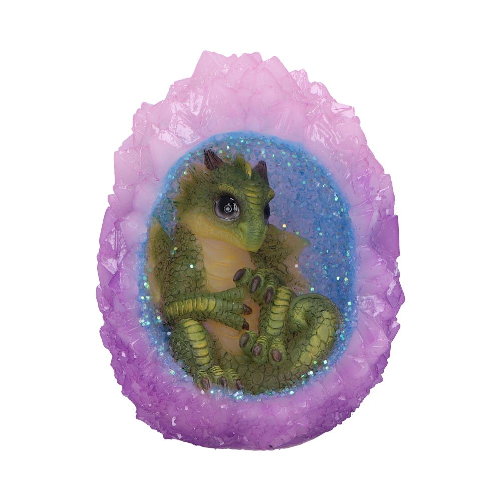 Geode Nest Green Illuminating Figurine 12.5cm 1