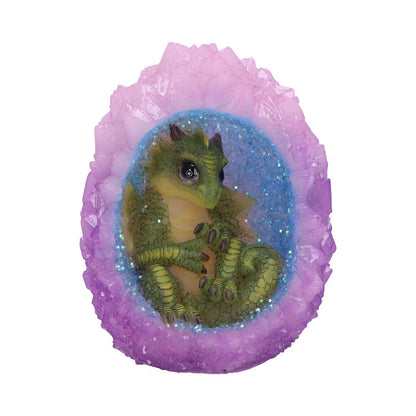 Geode Nest Green Illuminating Figurine 12.5cm 1