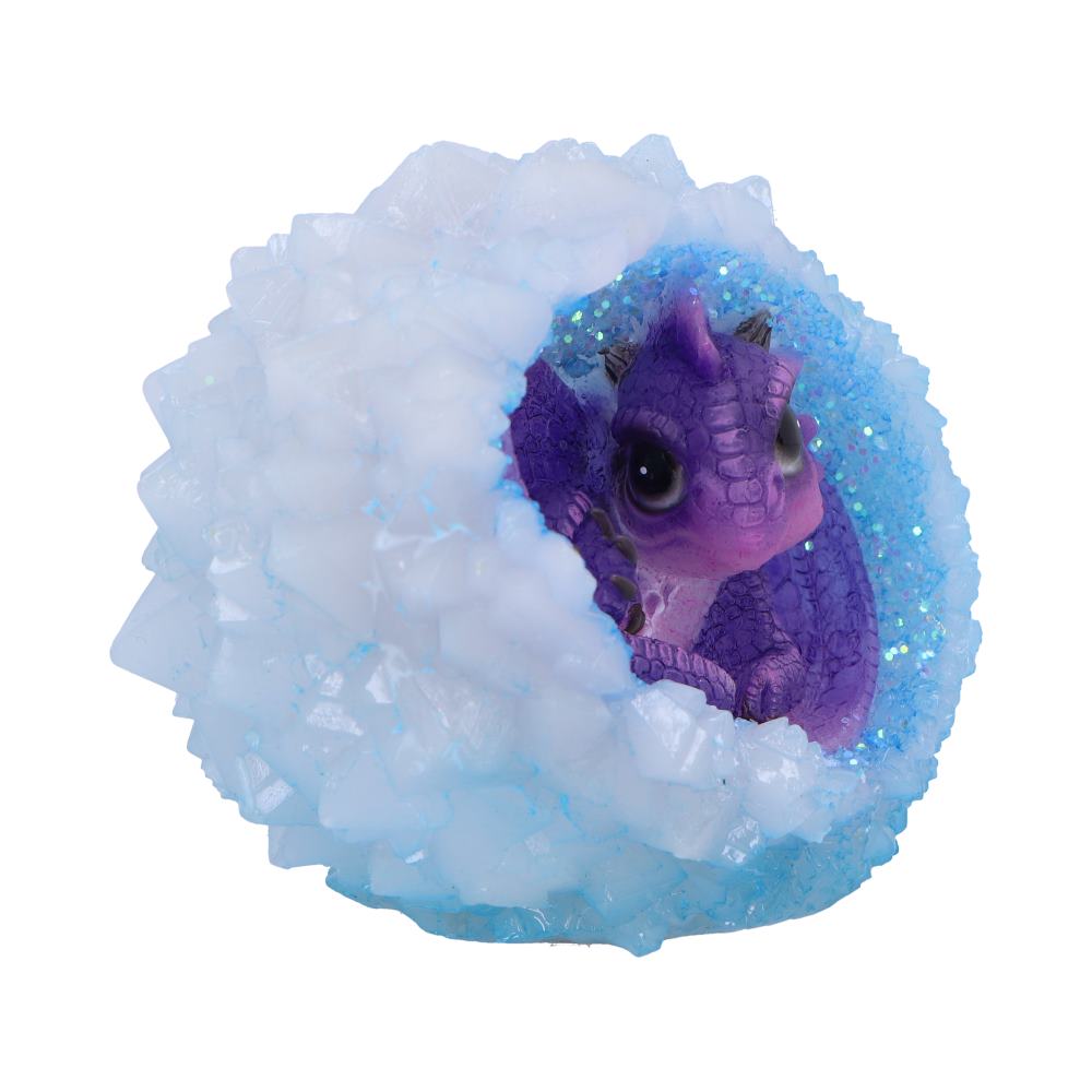 Geode Nest Purple Illuminating Figurine 12cm 4