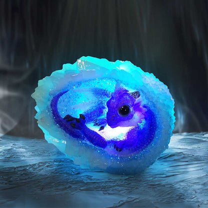 Geode Nest Purple Illuminating Figurine 12cm 7