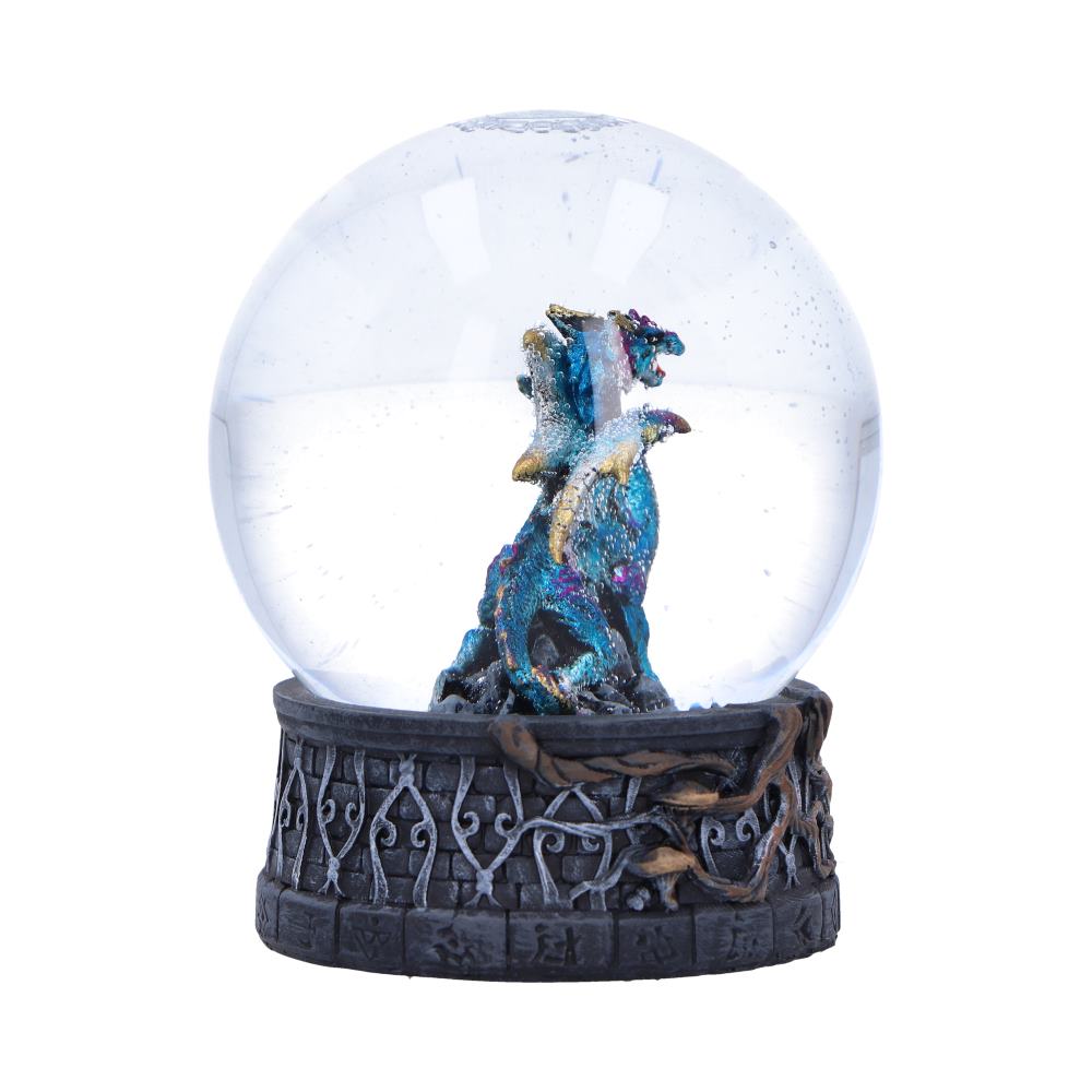 Dragon Storm Gothic Snow Globe 10cm 4