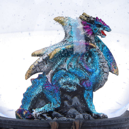 Dragon Storm Gothic Snow Globe 10cm 5