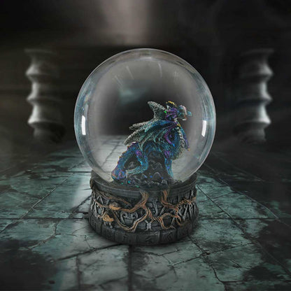 Dragon Storm Gothic Snow Globe 10cm 7