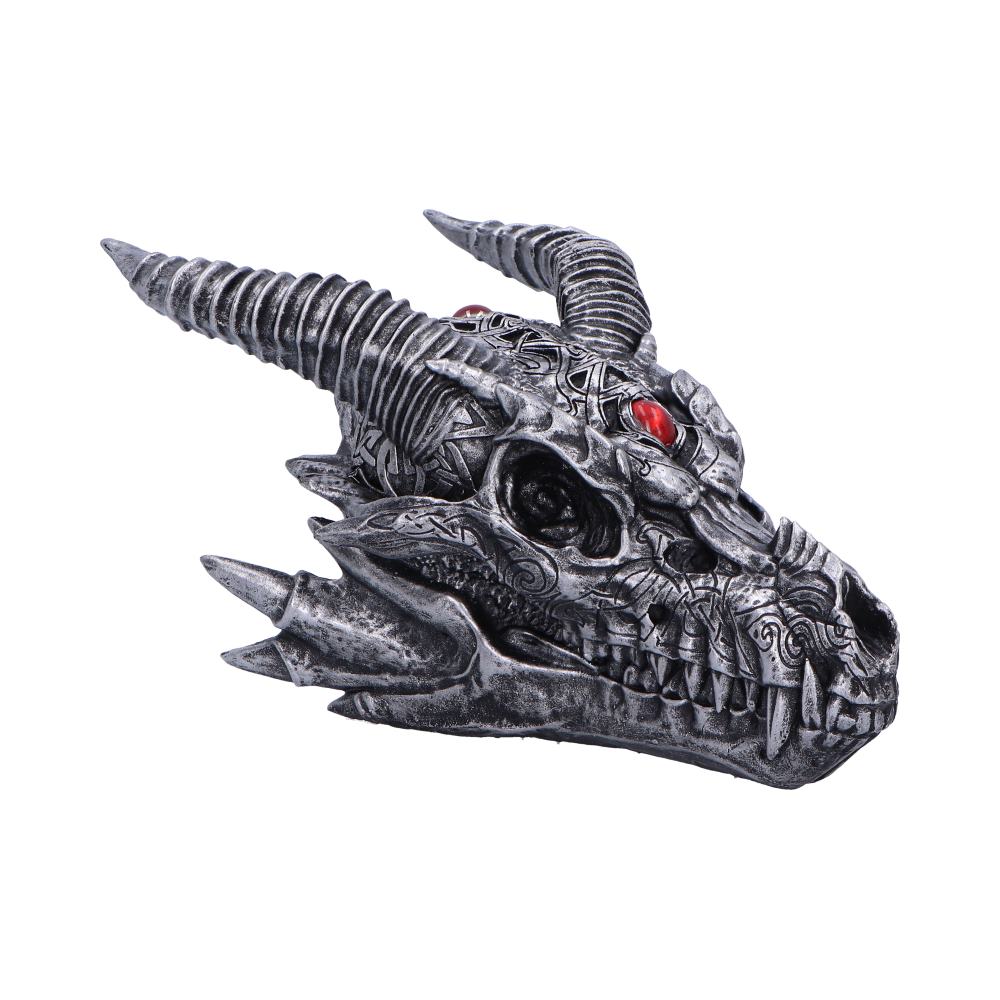 Tribal Flame Dragon Skull Head 21.5cm 1