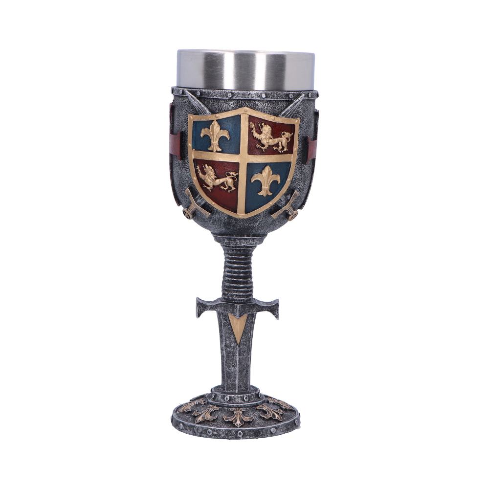 Heraldic Medieval Goblet 20cm Drinking Cup 3