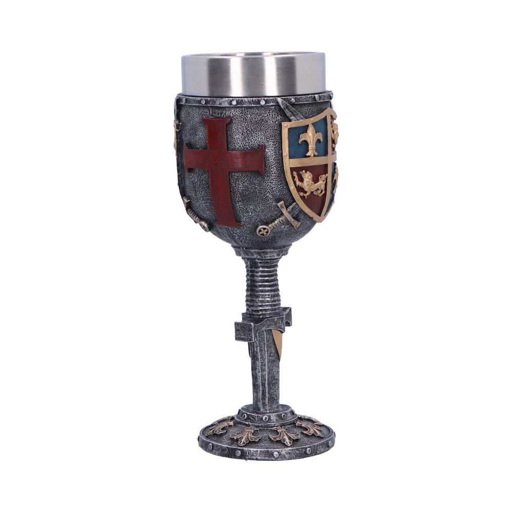 Heraldic Medieval Goblet 20cm Drinking Cup 4