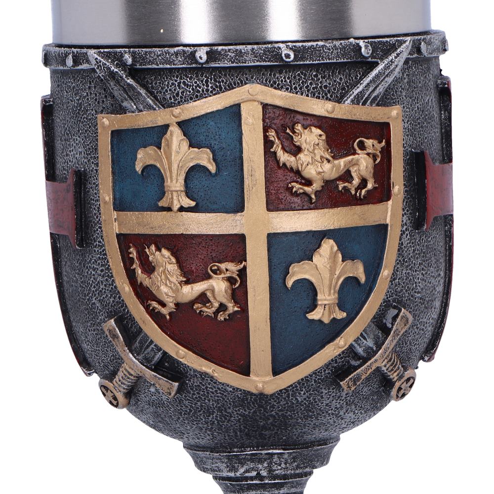 Heraldic Medieval Goblet 20cm Drinking Cup 5