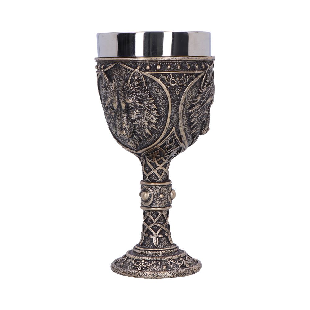 Wild Thirst Medieval Wolf Chalice 20cm 2