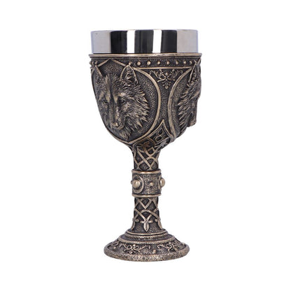 Wild Thirst Medieval Wolf Chalice 20cm 2