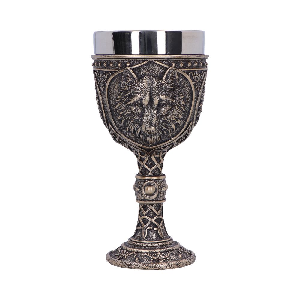 Wild Thirst Medieval Wolf Chalice 20cm 1