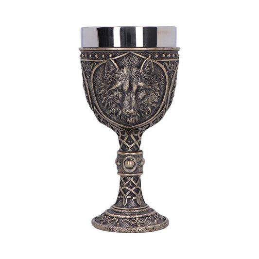 Wild Thirst Medieval Wolf Chalice 20cm 1