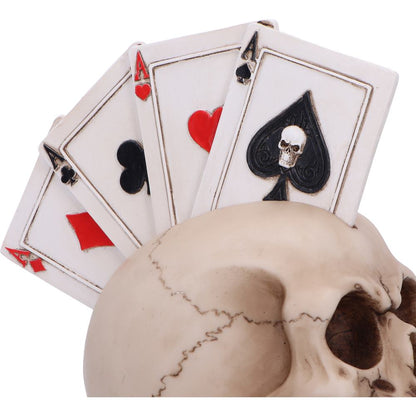 Four of a Kind Playing Cards Skull Head 19cm 5