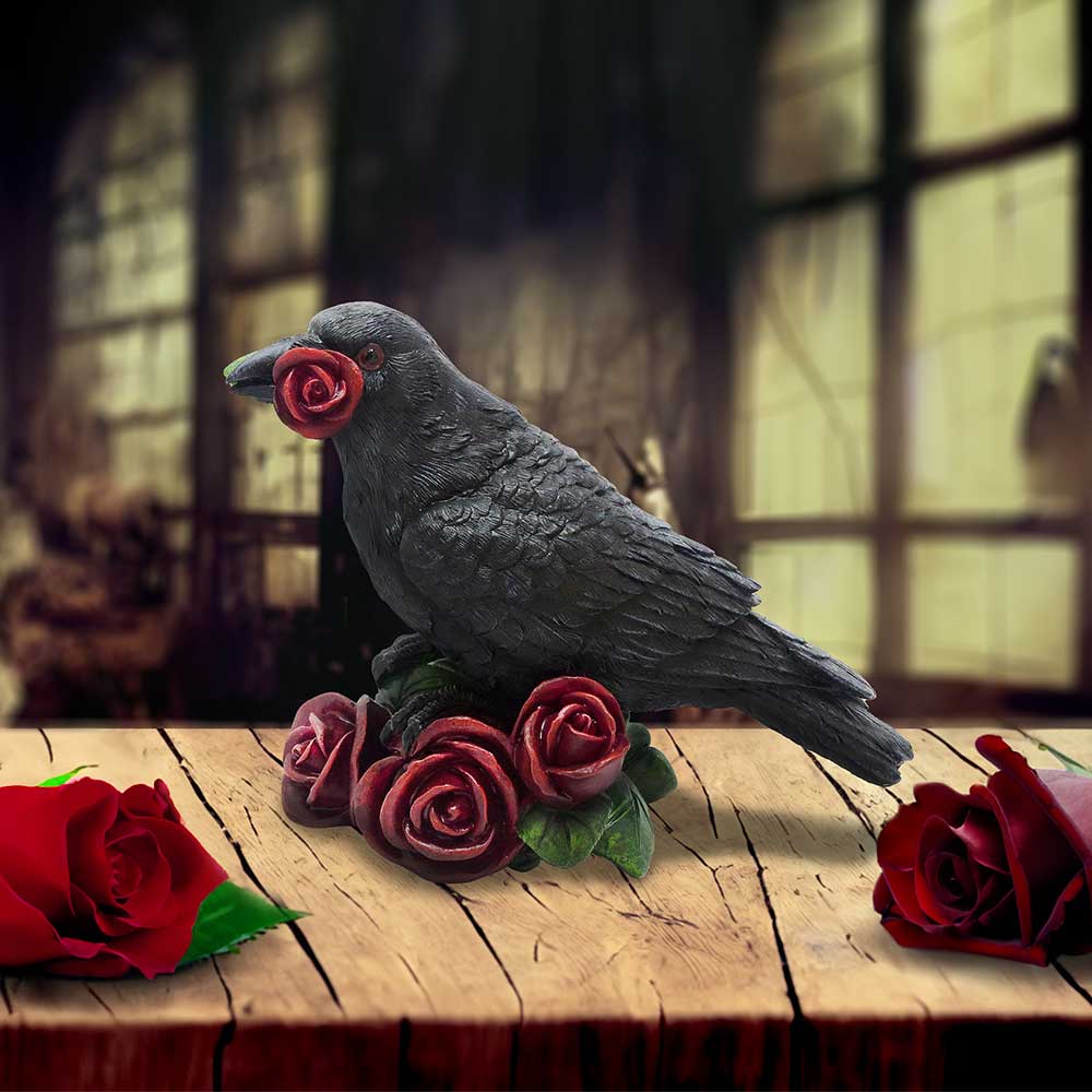 Rose of the Raven Figurine 14cm Resin Statue 7