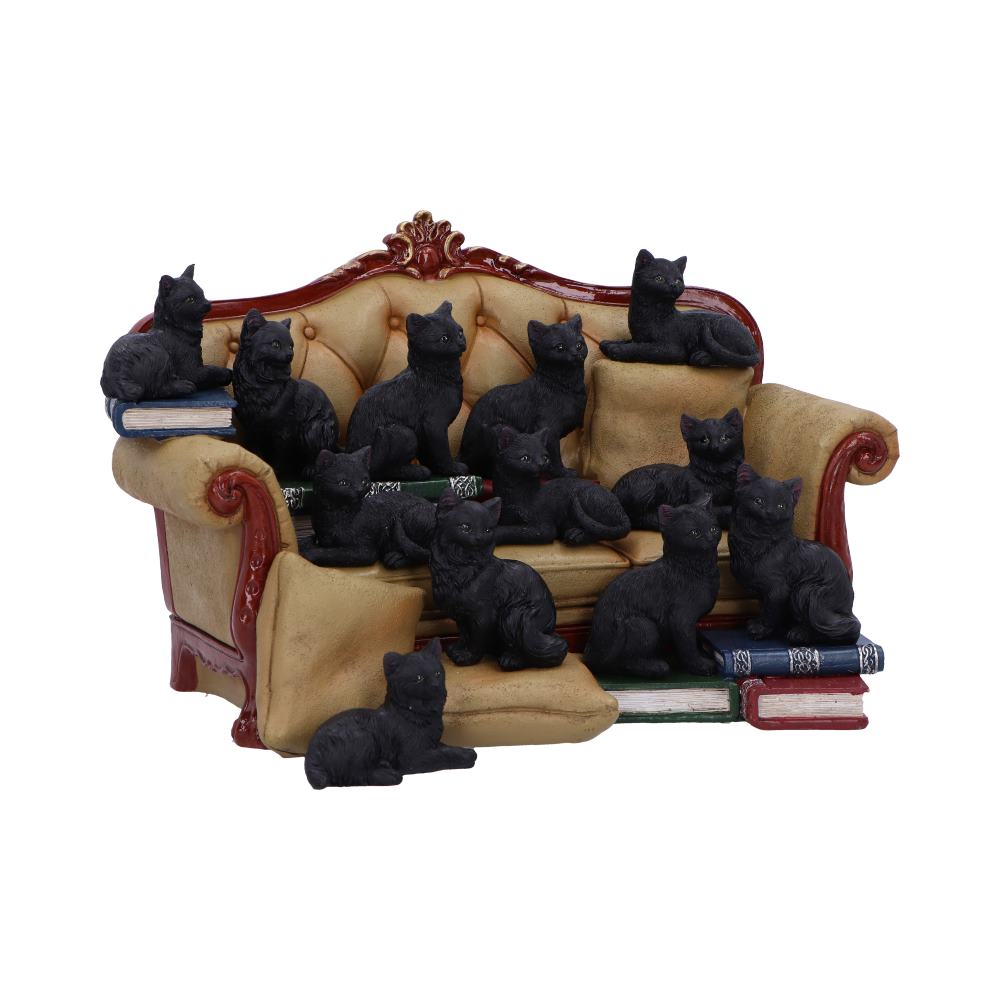 Couch Clowder with 48 Display Cats 22cm 3