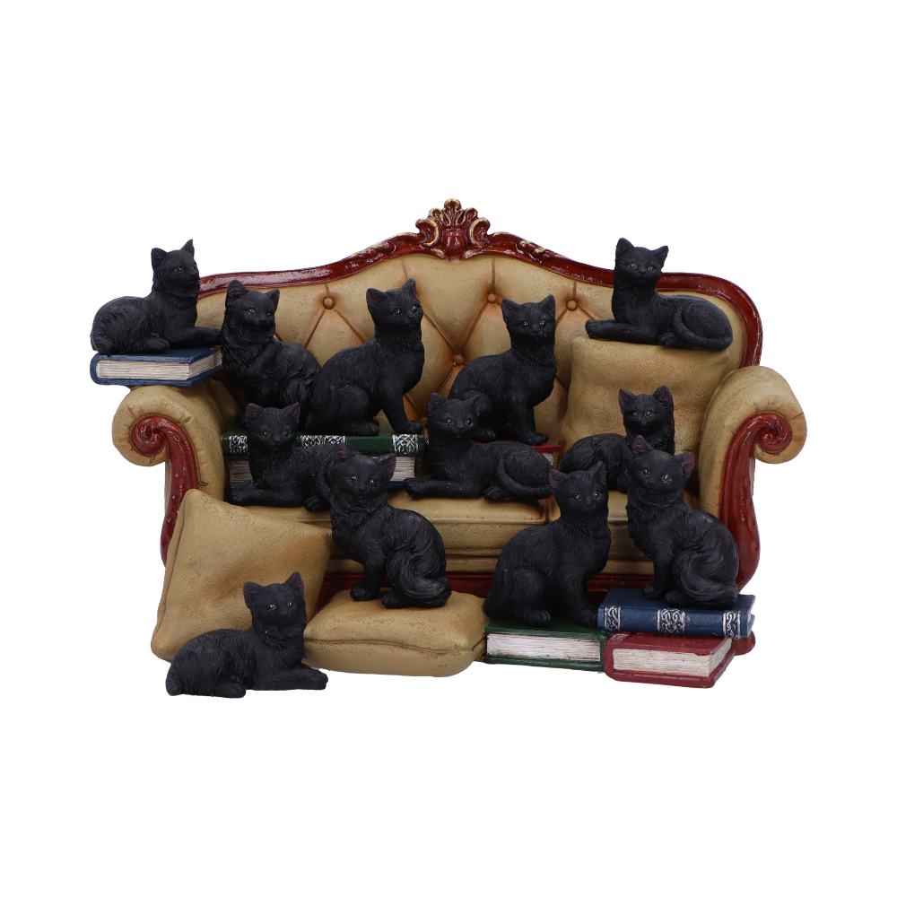 Couch Clowder with 48 Display Cats 22cm 7