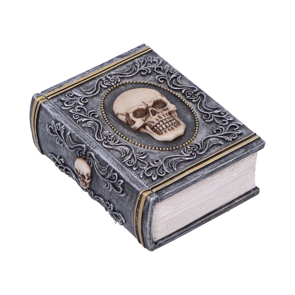Grimoire Treasure Skull Book Box 11cm