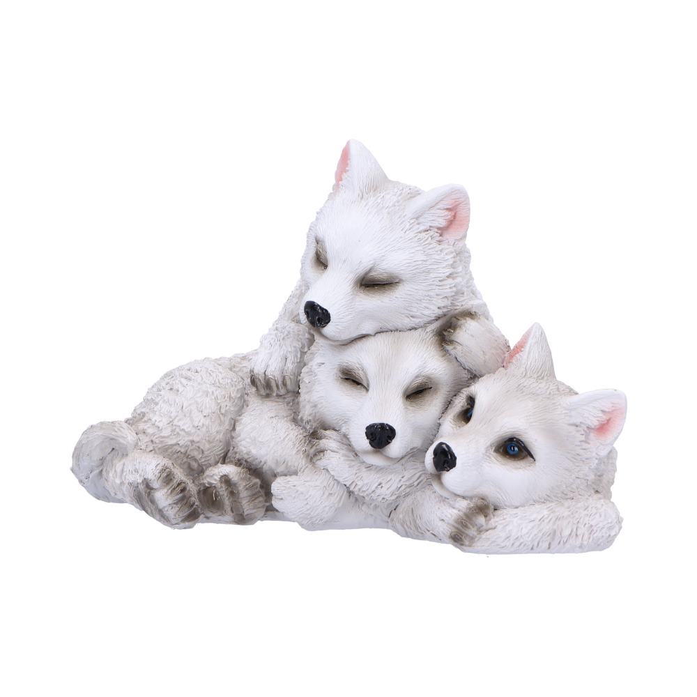 Sleepy Pups Wolf Cubs Figurine 14cm 2