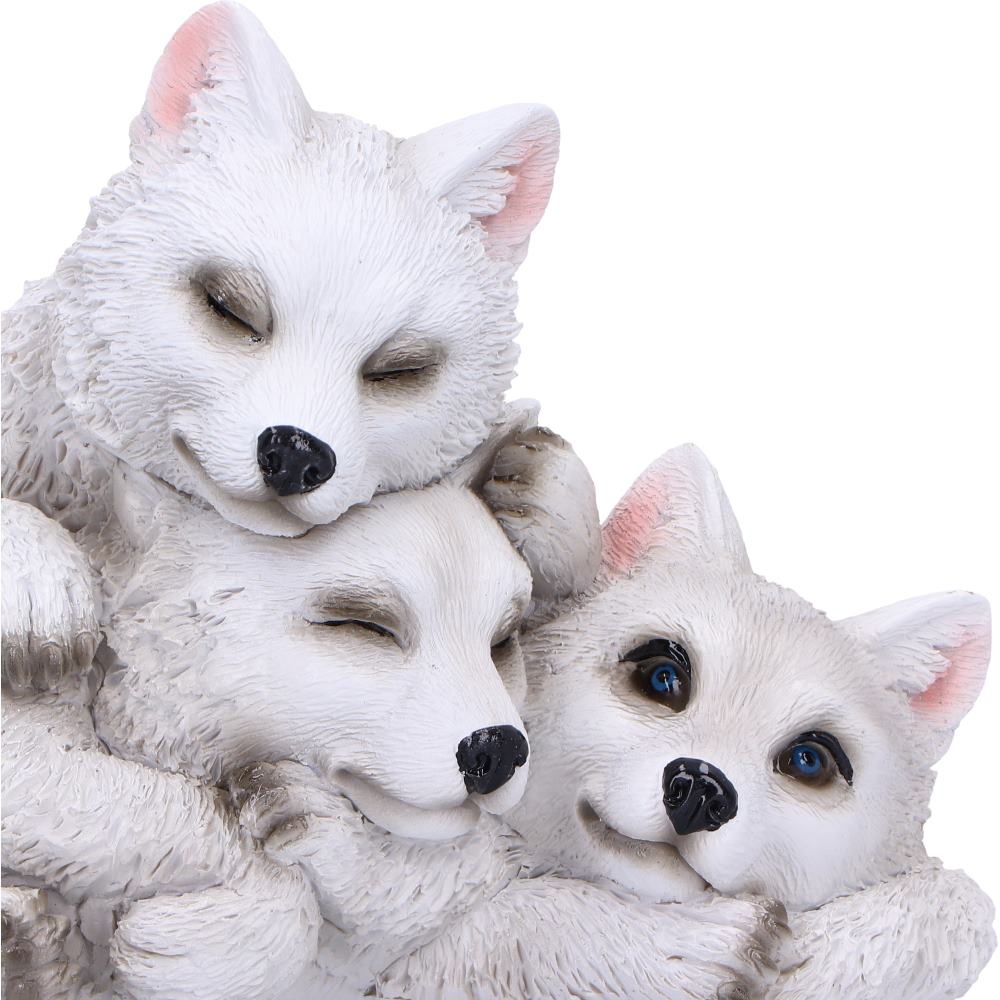 Sleepy Pups Wolf Cubs Figurine 14cm 5